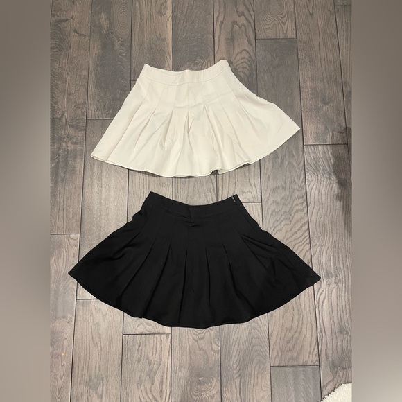 White & Black Plain Tennis Skirts ($10 EACH) - Picture 1 of 1